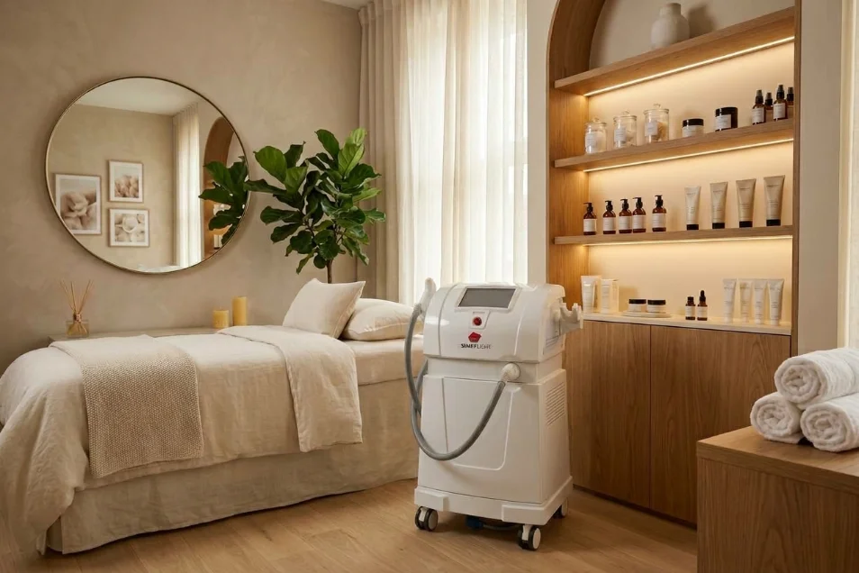 The SharpLight OmniMax S4 in a treatment room